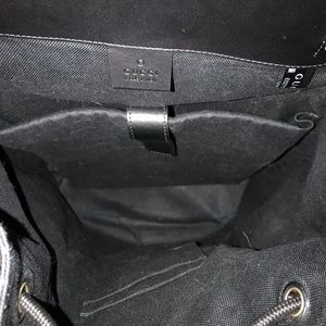 GG Black backpack GG Supreme (Authentic)